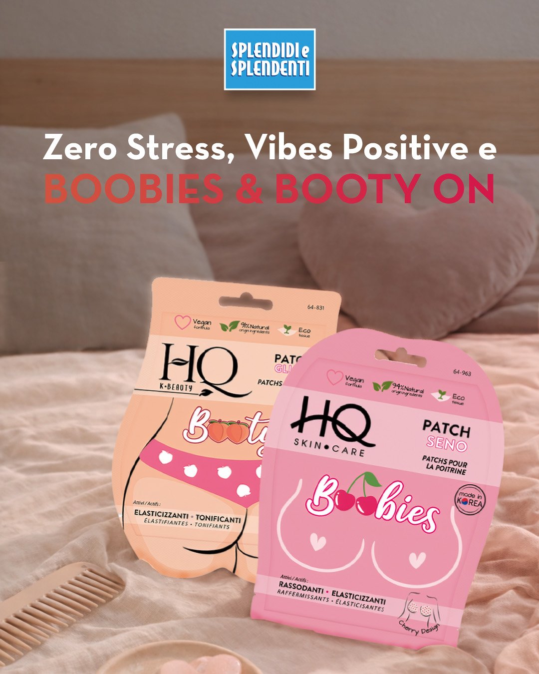 Zero Stress, Vibes Positive e Boobies & Booty On.